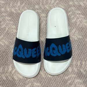 Women’s Alexander McQueen Rubber Pool Slides